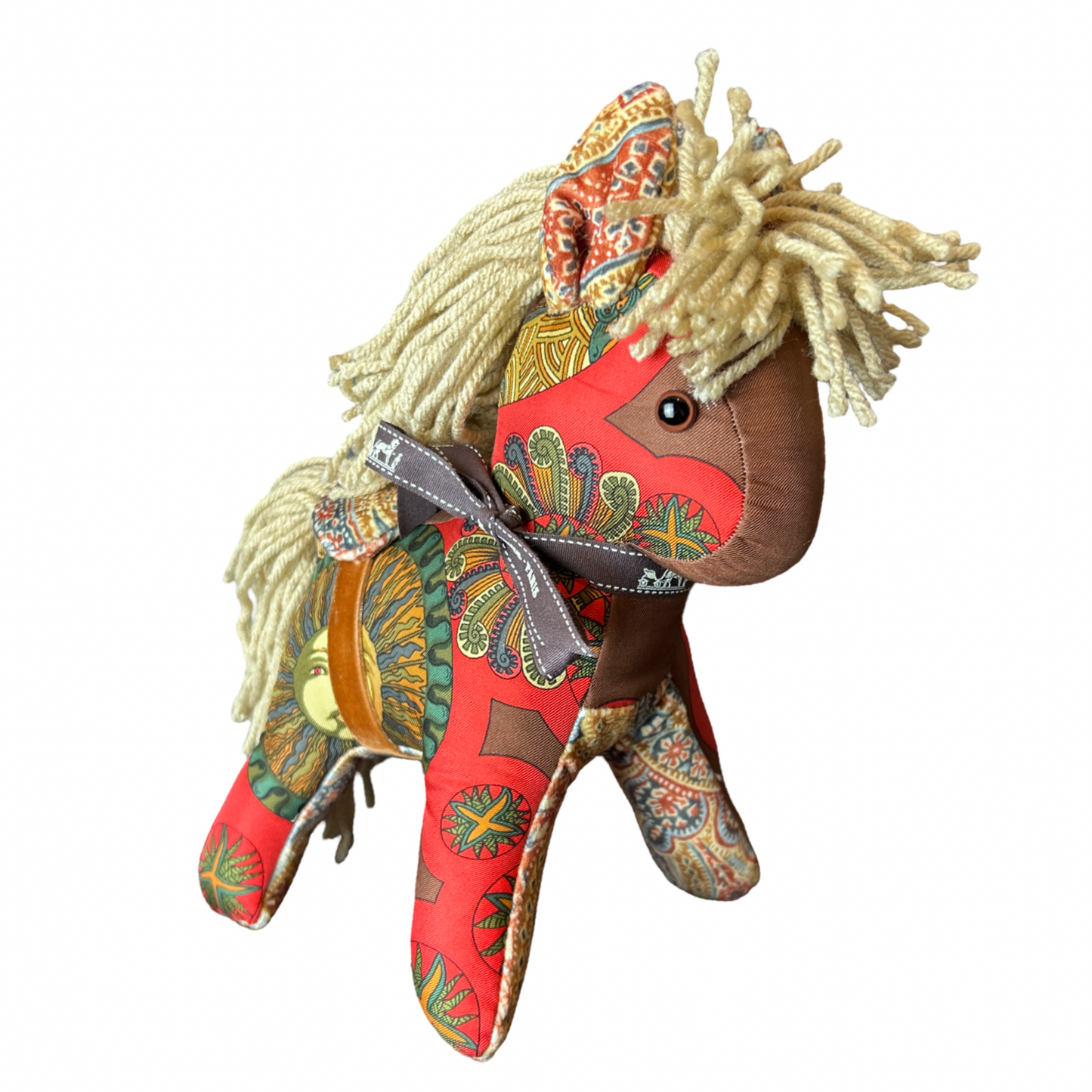 Roy Soleil Vintage Silk Scarf Noble Pony