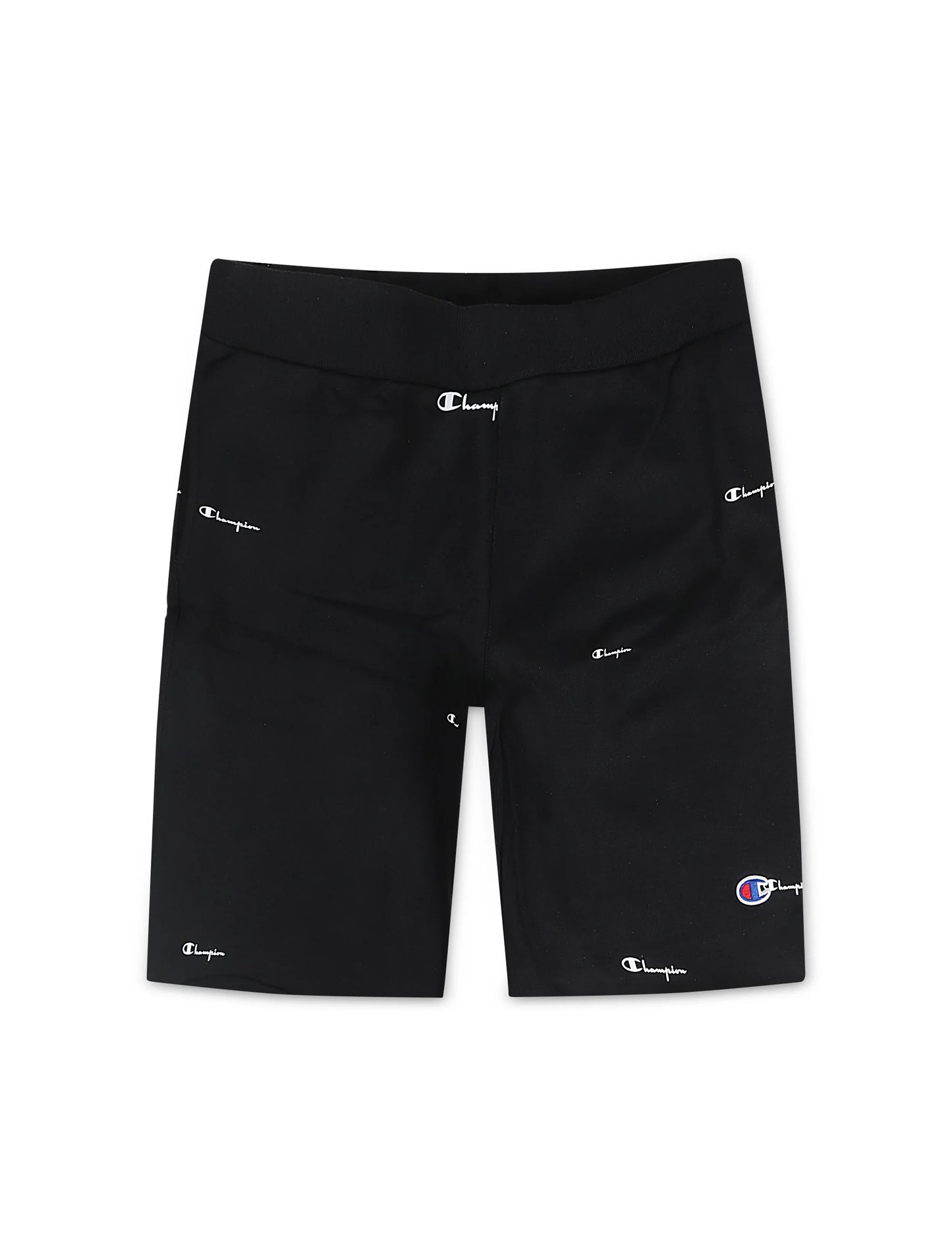 Champion Logo Spead Shorts - Black