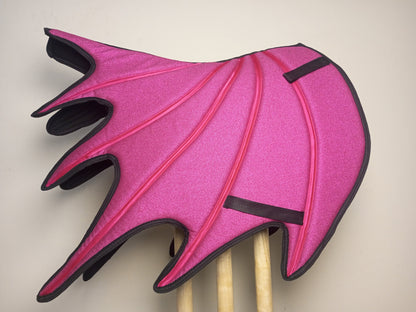Pink Dragon Saddle Pad Set with Ear Bonnet & Boots