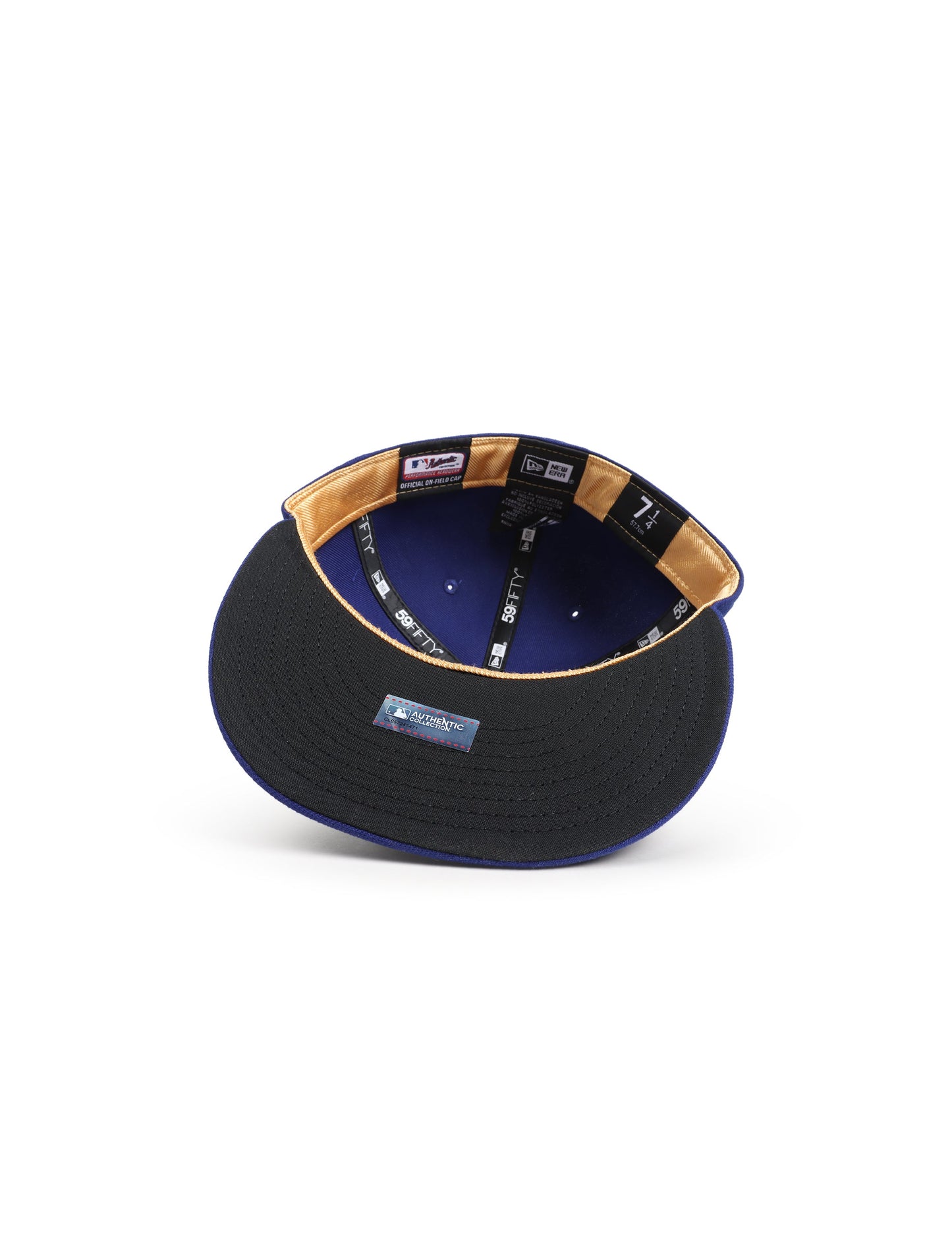 New Era 5950 Gold Collection World Series Hat - Royal Blue/ Gold