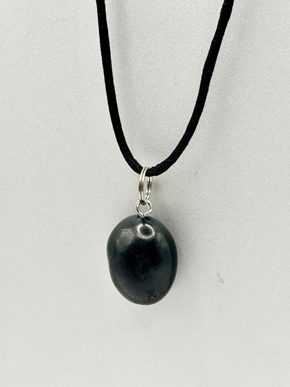 SHUNGITE PENDANTS! HURRY WHILE SUPPLIES LAST! - EMF Protection - Hand Cut Genuine Natural Shungite Pendant High Quality Black Lustrous Gemstone from Russia
