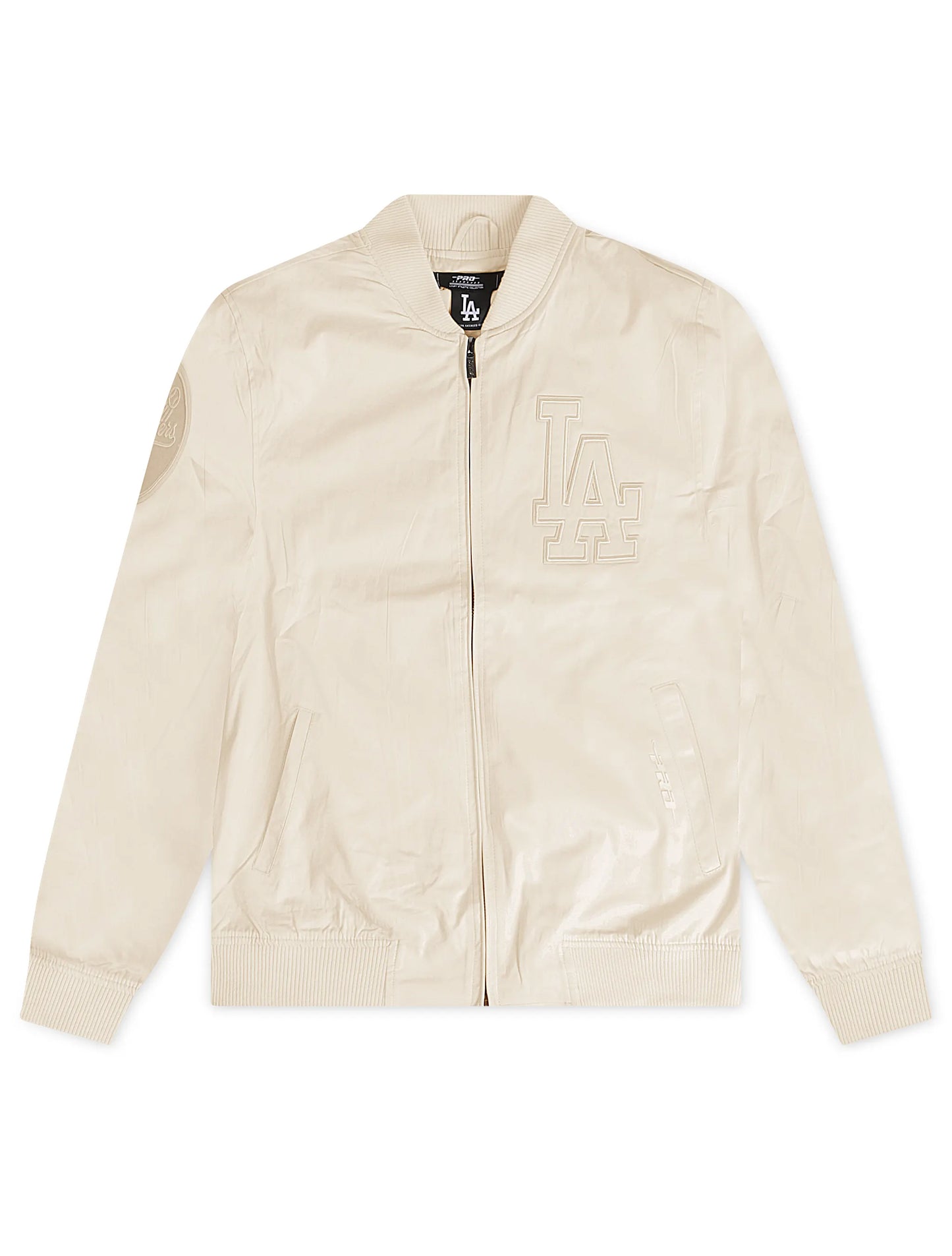 Pro Standard Los Angeles Dodgers Neutral Twill Jacket - Eggshell