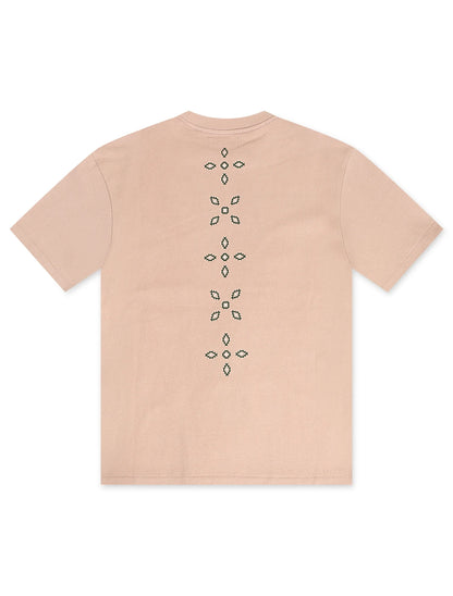 Memory Lane Script Logo Tee - Salmon