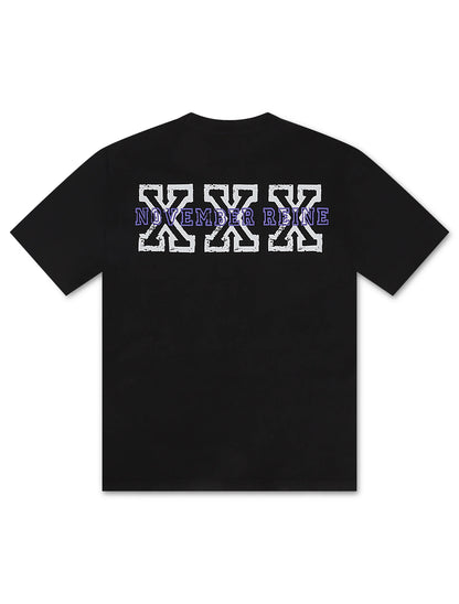 November Reine Sex Tape Heavyweight Tee - Black/Purple