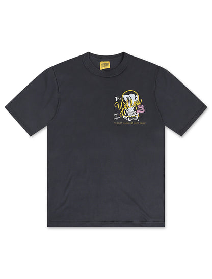 Diet Starts Monday Yellow Door Tee - Vintage Black