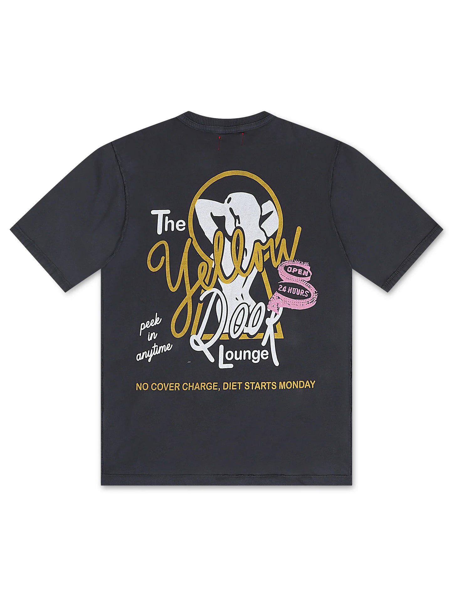 Diet Starts Monday Yellow Door Tee - Vintage Black