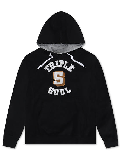 Triple 5 Mens UNY Long Sleeve Hoodie - Washed Black