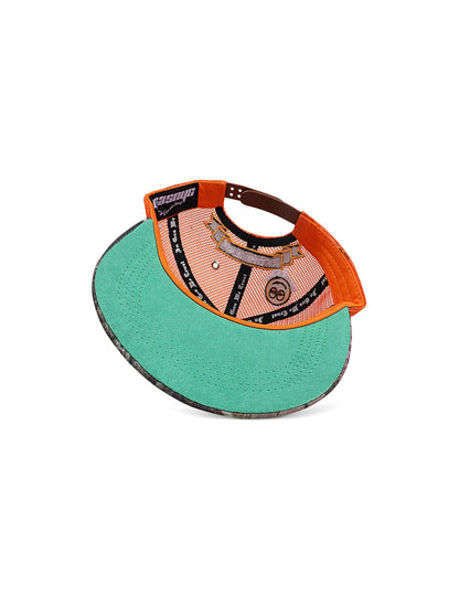 GasNYC Gas Season Trucker Hat -Cream/Orange