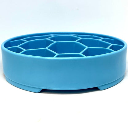 Honeycomb eBowl Deep Slow Feeder Dog Bowl for Enrichment | USA Made