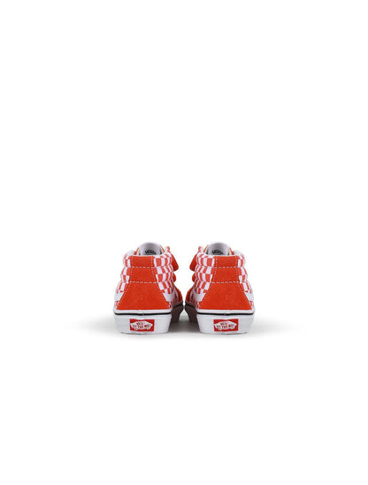 Vans (PS) Sk8-Mid Reissue V - Checkerboard Orange