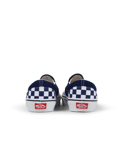 Vans Mens Classic Slip-O - Checkerboard Parisian Night