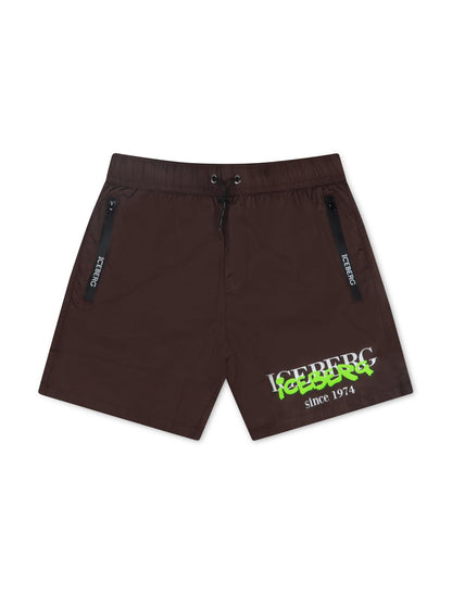 Iceberg Beachwear Shorts - Brown