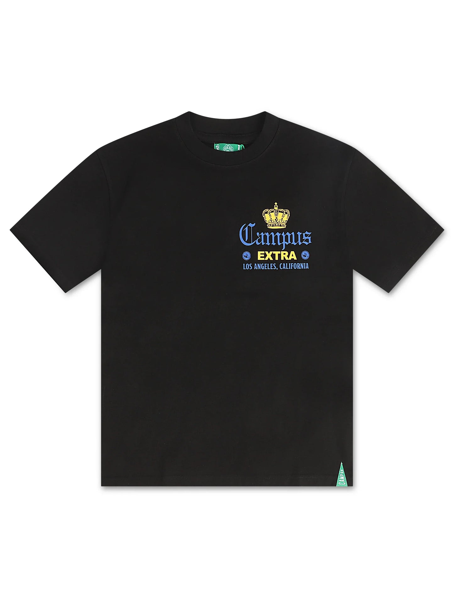 Campus La Via Cropped Tee - Black