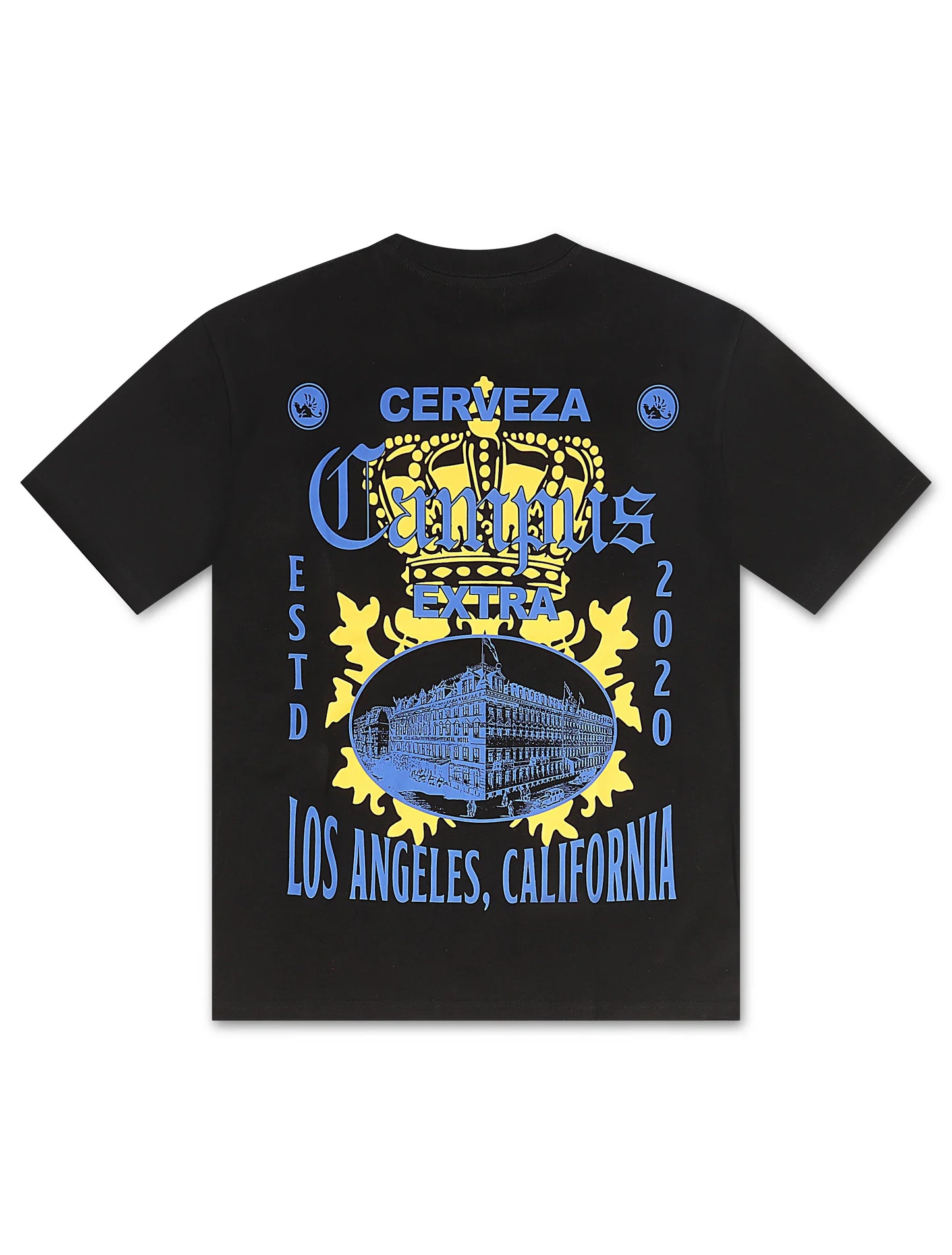 Campus La Via Cropped Tee - Black