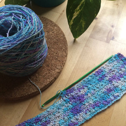 Floral Garden Placemat Knit & Crochet Kit