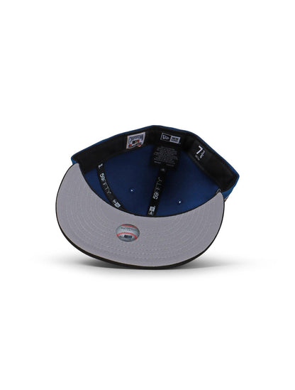 New Era 5950 Dodgers 50Th Anniversary Hat - Blue/Black