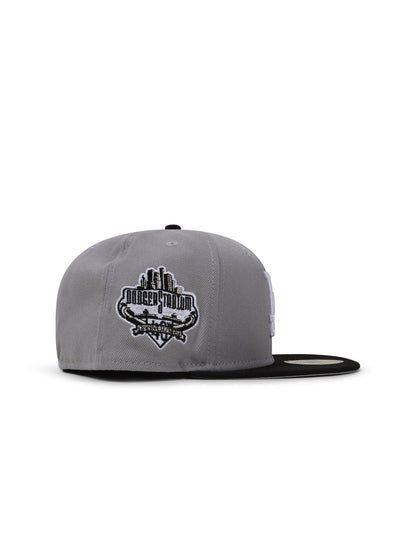 New Era 5950 Dodgers 40Th Anniversary Hat - Gray/Black