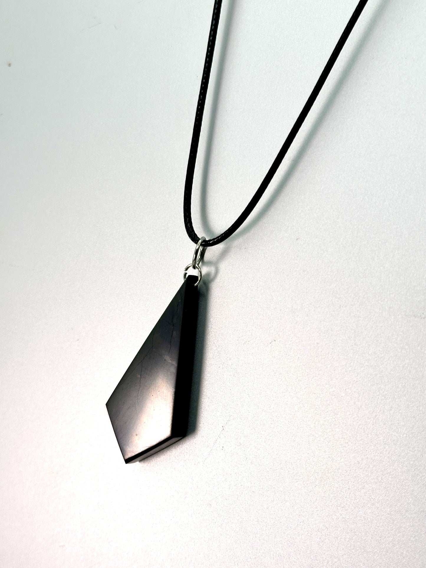SHUNGITE PENDANTS! HURRY WHILE SUPPLIES LAST! - EMF Protection - Hand Cut Genuine Natural Shungite Pendant High Quality Black Lustrous Gemstone from Russia