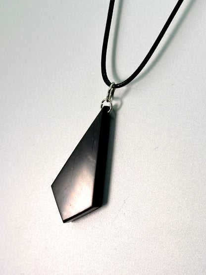SHUNGITE PENDANTS! HURRY WHILE SUPPLIES LAST! - EMF Protection - Hand Cut Genuine Natural Shungite Pendant High Quality Black Lustrous Gemstone from Russia