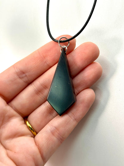 SHUNGITE PENDANTS! HURRY WHILE SUPPLIES LAST! - EMF Protection - Hand Cut Genuine Natural Shungite Pendant High Quality Black Lustrous Gemstone from Russia