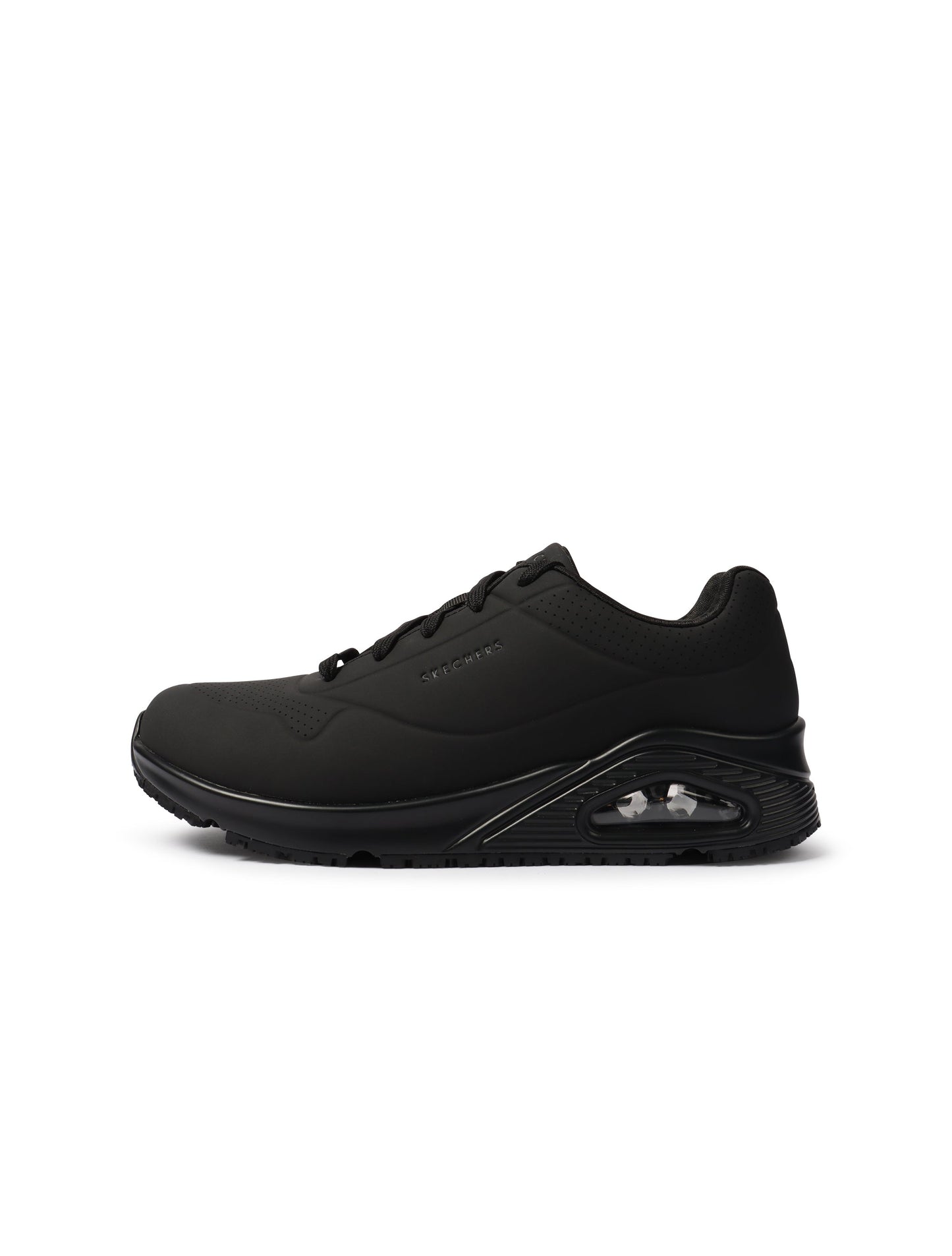 Skechers Womens Work Relaxed Fit Uno SR - Black