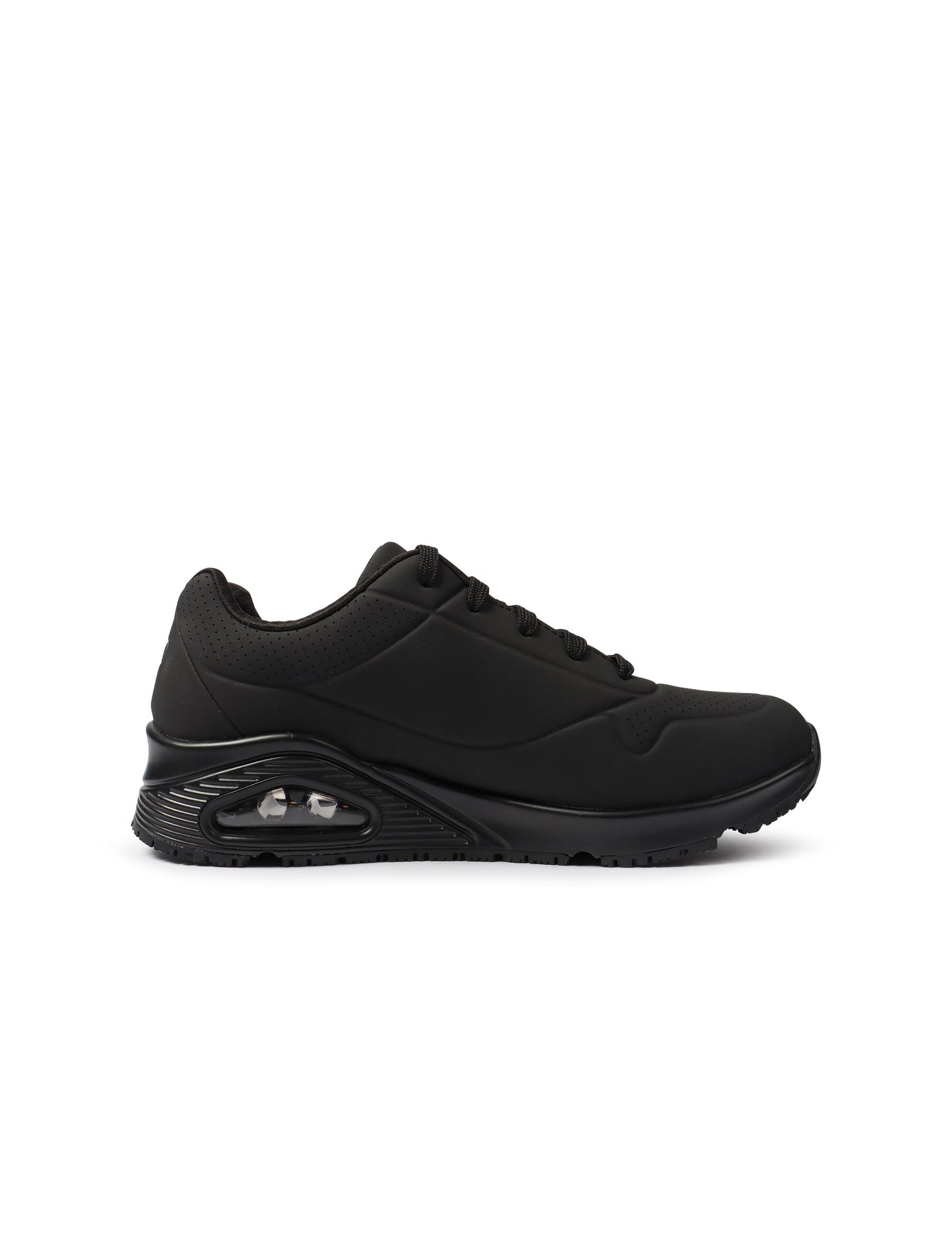 Skechers Womens Work Relaxed Fit Uno SR - Black
