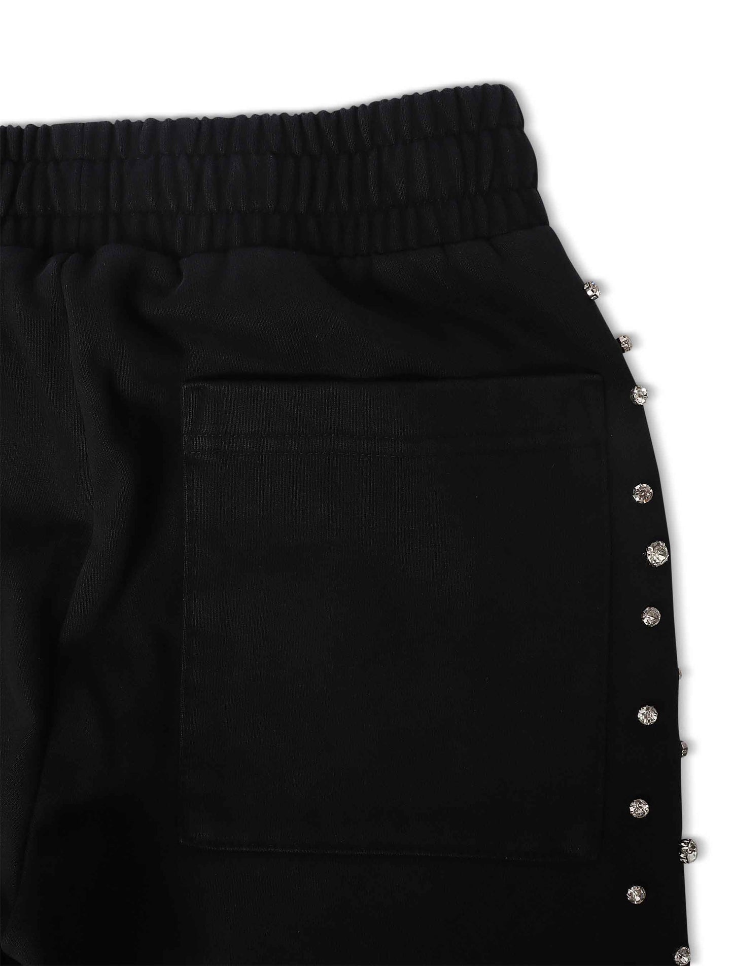 Embellish Ice Lounge Rhinestone Sweatpants - Black
