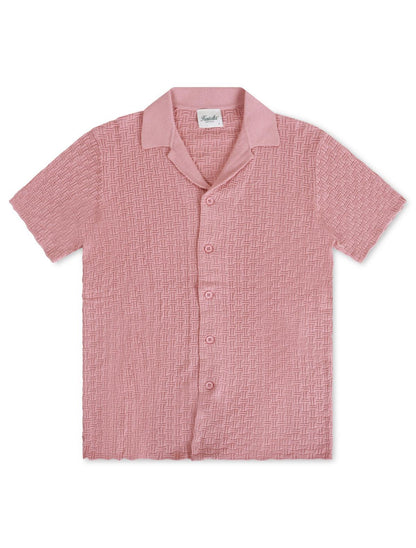 Kuwalla Knit Yacht Shirt - Pink
