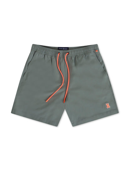 Psycho Bunny Malta Color Changing Swim Trunk - Agave Green