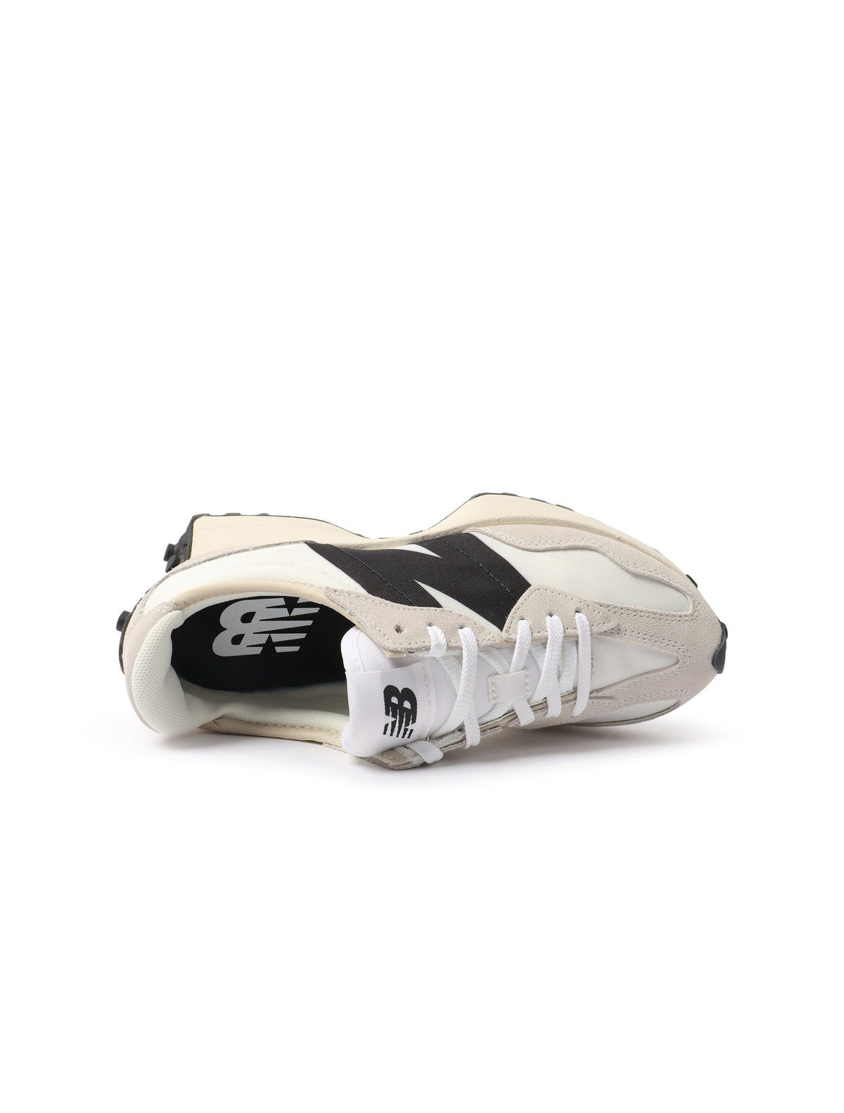 New Balance Womens 327 Shoes - White/Black