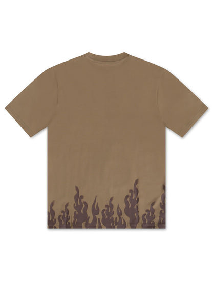 Bkys Rockstar Oversized Tee - Brown
