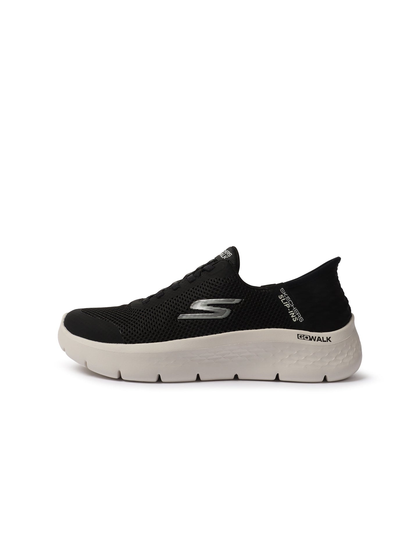 Skechers Womens Go Walk Flex Grand Entry - Black/White