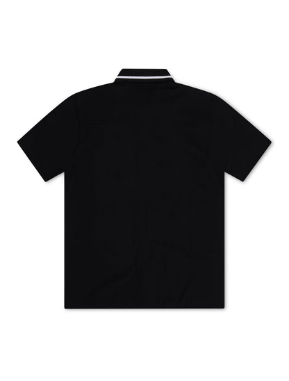 Iceberg Knitted Polo Shirt - Black