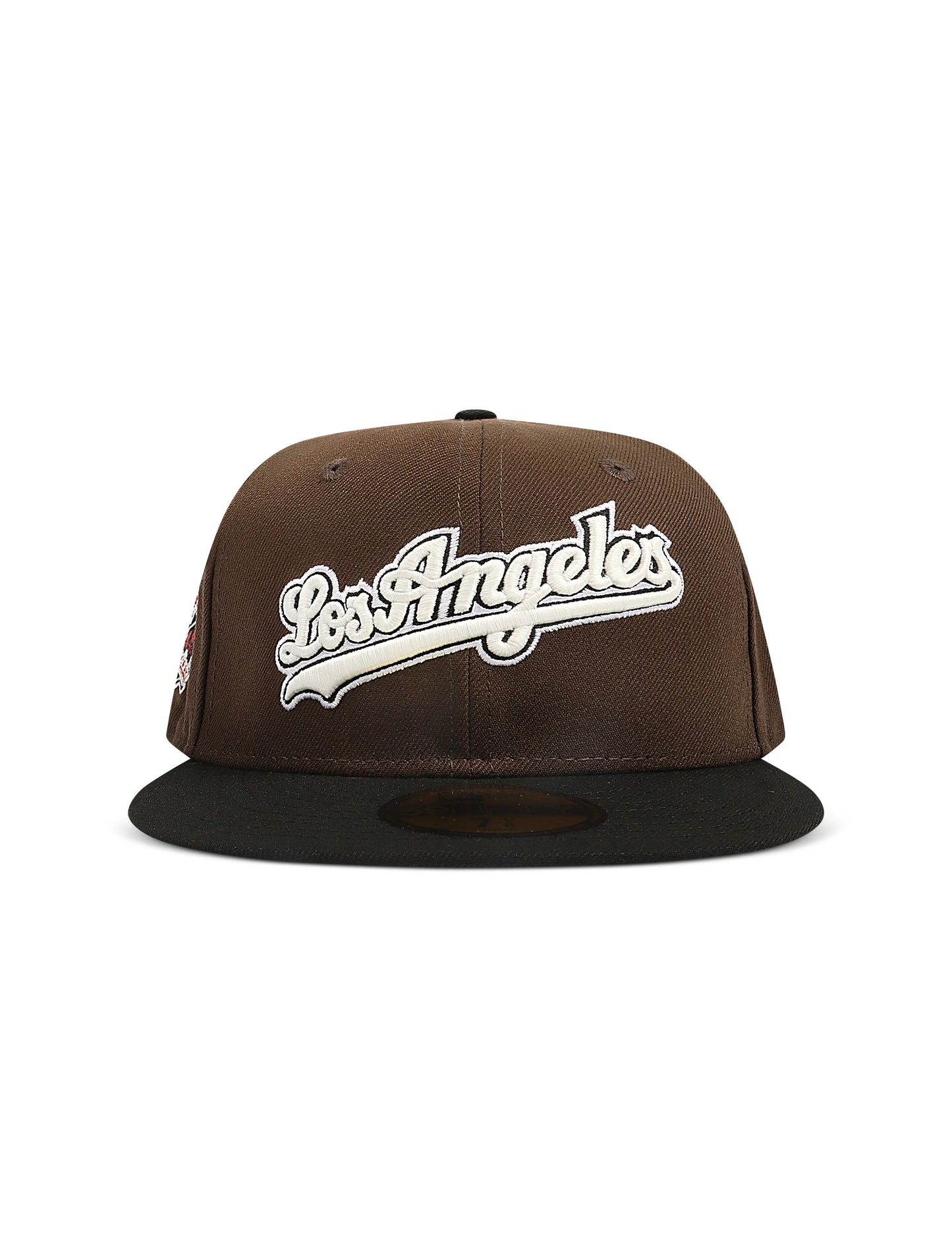 New Era 5950 Dodgers Glow in the Dark Hat - Brown/Black