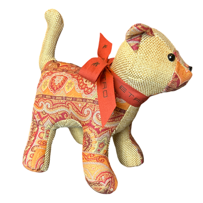 Paisley Vintage Silk Scarf Charming Kitten