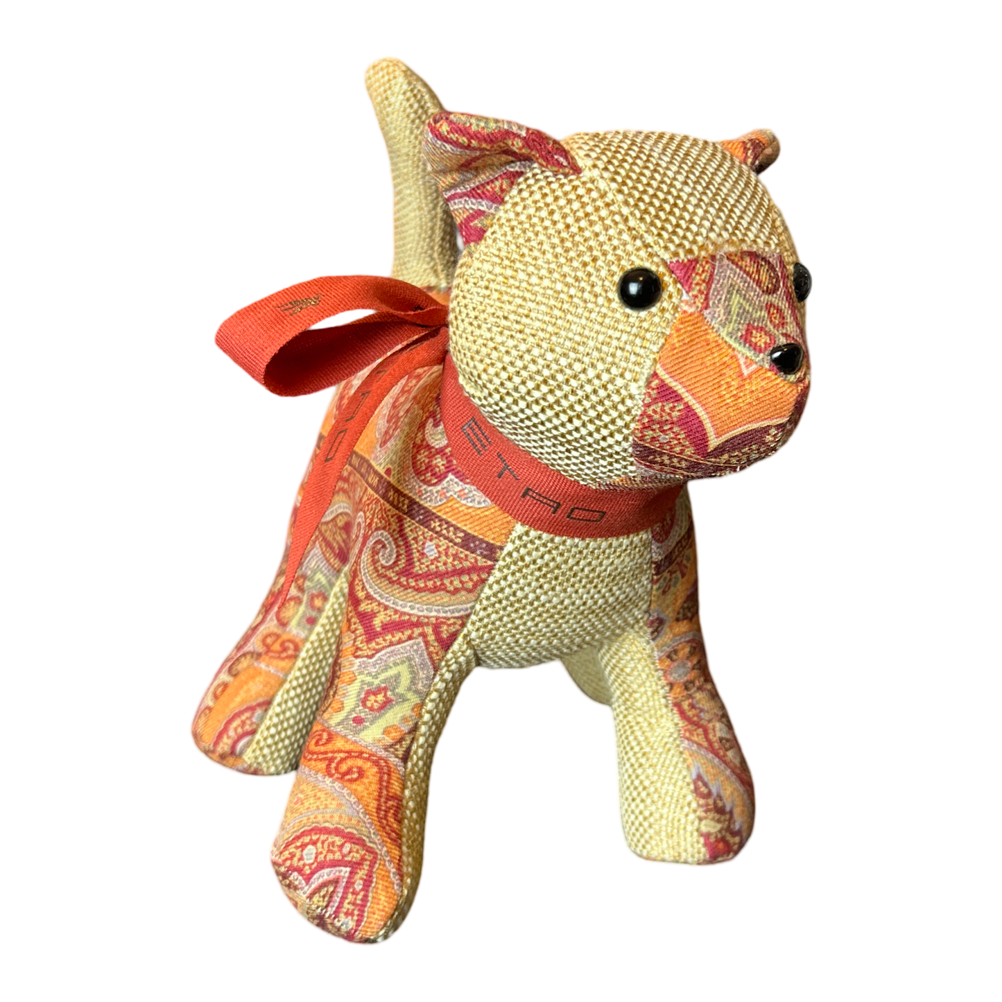 Paisley Vintage Silk Scarf Charming Kitten