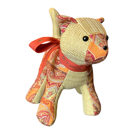Paisley Vintage Silk Scarf Charming Kitten