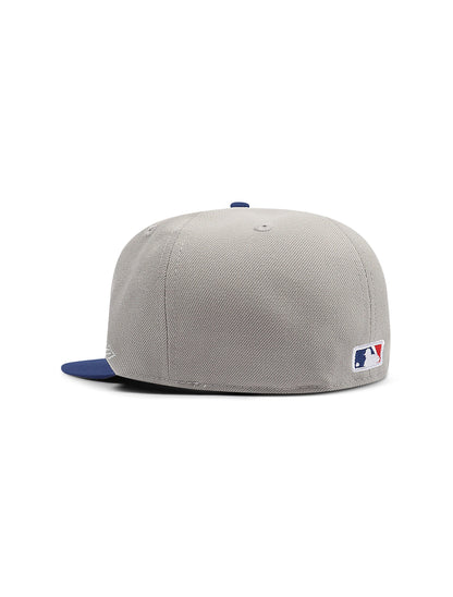 New Era 5950 Dodgers Champions Script Hat - Grey