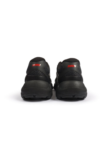 Hugo Boss Mens Trainers Leather Mesh - Black