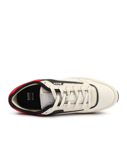 Hugo Boss Mens Parkour Runn Shoes - Light Beige
