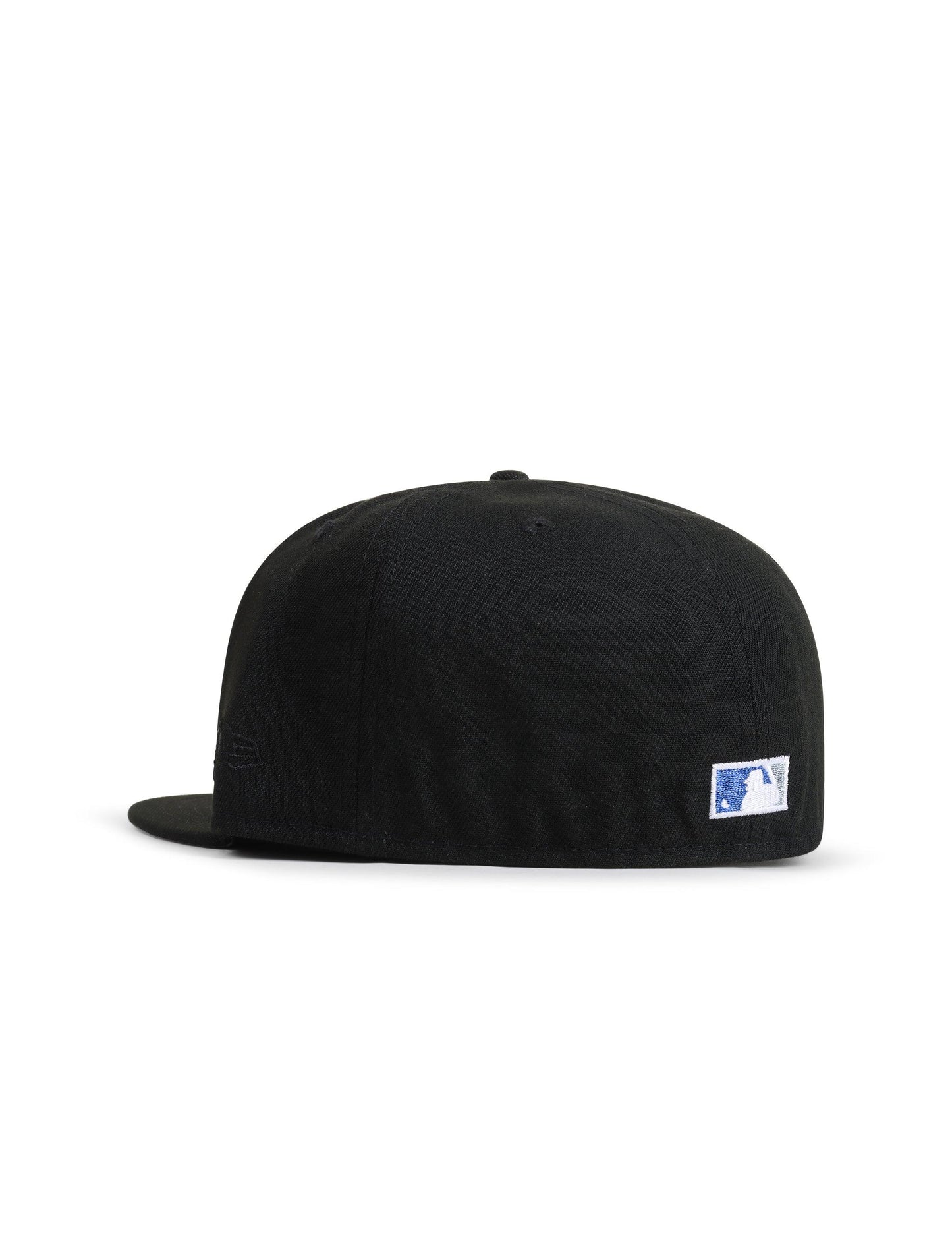 New Era 5950 Dodgers 40th Anniversary Hat - Black/Metallic Blue