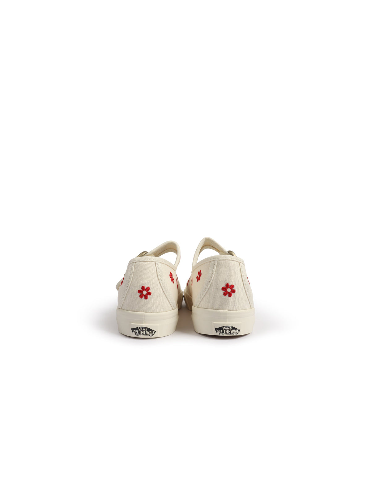 Vans (TD) Mary Jane Floral - White/Red