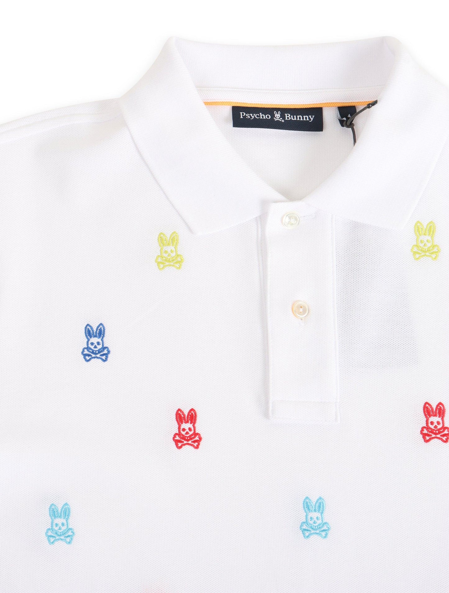 Psycho Bunny Bonham Pique Polo - White