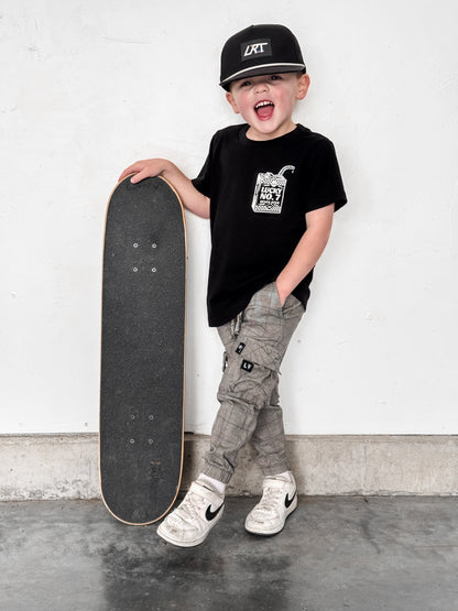 LUCKY NO. 7 TEE - BLACK