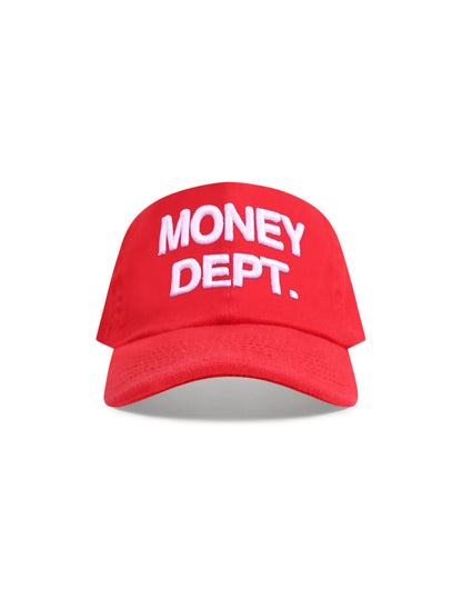 Money Dept. Snapback Hat - Red