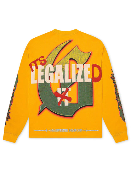 Godspeed Indoor VVS LS T-shirt - Yellow