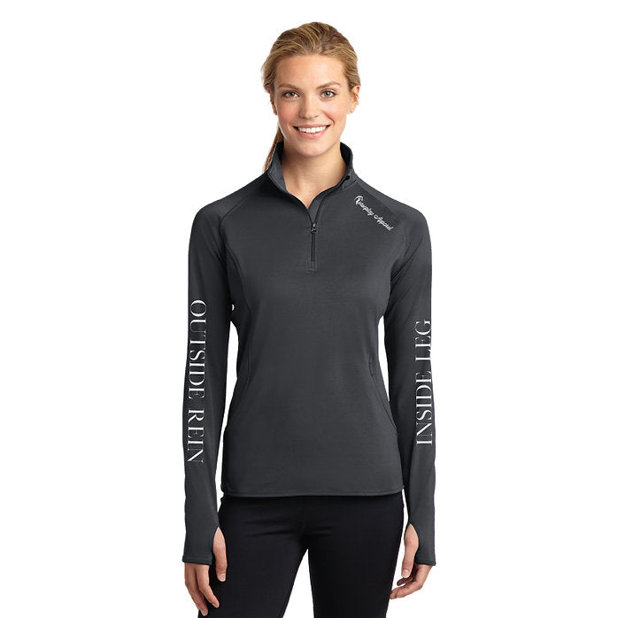 Inside Leg Outside Rein Baselayer: Charcoal