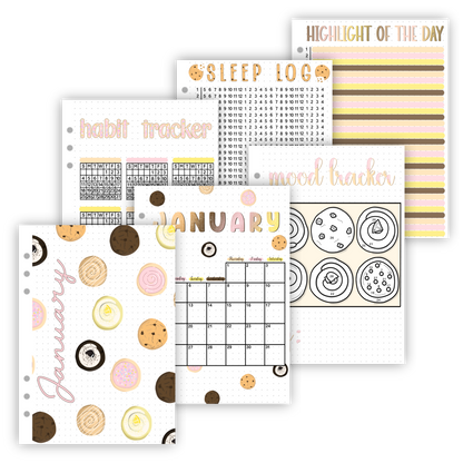 Premade Bullet Journal Spreads | 2026 Full Year