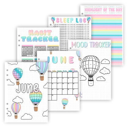Premade Bullet Journal Spreads | 2026 Full Year
