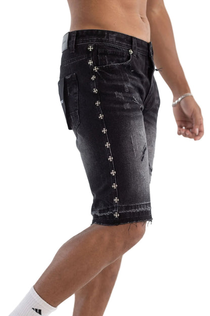 Kindred Premium Stud Shorts - Black